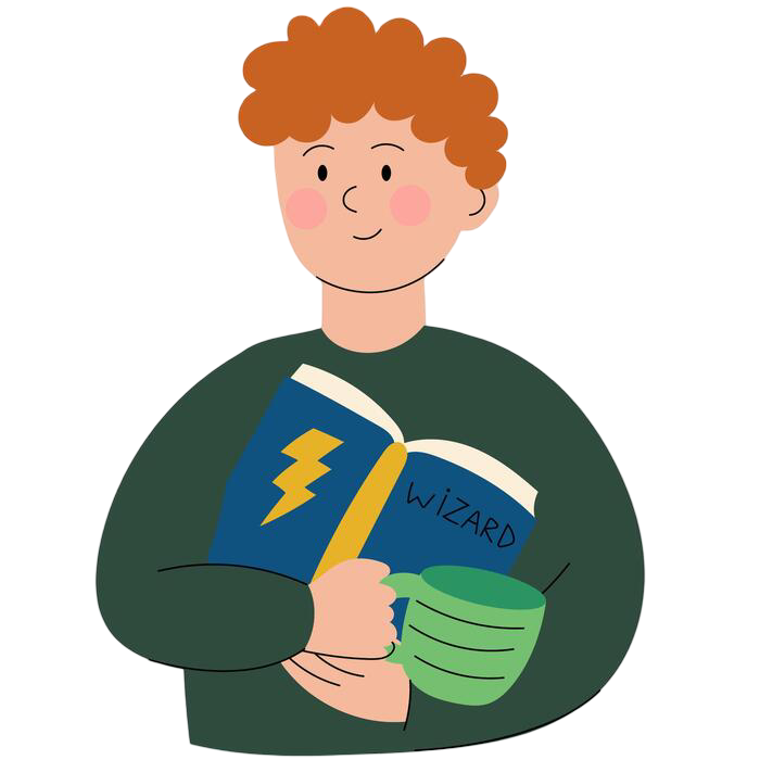 Junge mit Buch
